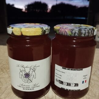 Miel de montagne 500 gr le pot